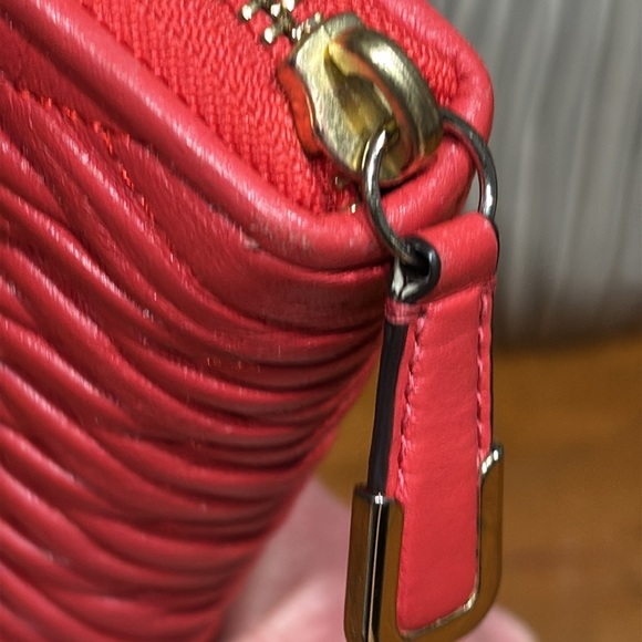 Coach Twist Madison Leather Continental Gathered Wallet with Original Coach Box - Picture 8 of 16